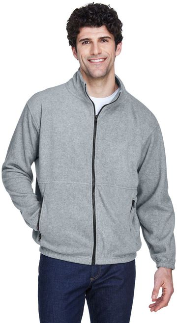 UltraClub Men's Iceberg Fleece Full-Zip Jacket
